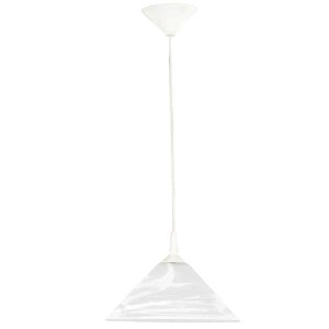 LAMPA WISZĄCA ALFA CHIŃCZYK 1 BIAŁA 1xE27 / 11850
