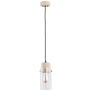 LAMPA WISZĄCA ALFA TANTUM DREWNIANA 1xE27 / 60380