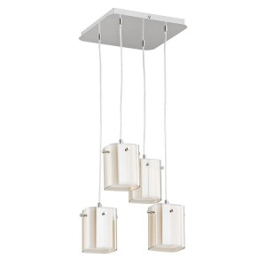 LAMPA WISZĄCA ALFA ASHLEY CHROM 4xE27 / 24504
