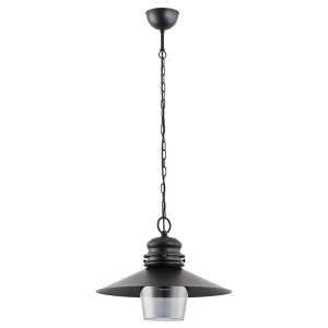 LAMPA WISZĄCA ALFA HOLLY CZARNA 1xE27 / 60327
