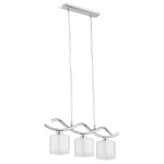 LAMPA WISZĄCA ALFA ILLUSION CHROM 3xE14 / 17133
