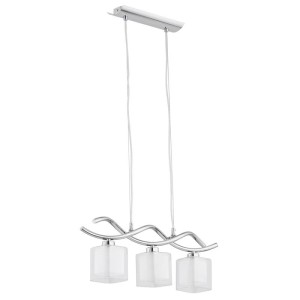 LAMPA WISZĄCA ALFA ILLUSION CHROM 3xE14 / 17133
