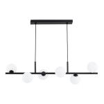 LAMPA WISZĄCA ALFA DIJON CZARNA & BIAŁA 6xG9  / 63442