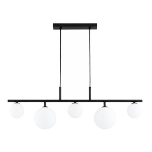 LAMPA WISZĄCA ALFA DAJMON PRO CZARNA & BIAŁA 5xG9  / 63446