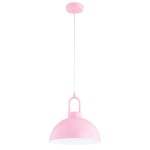 SKANDYNAWSKA INDUSTRIALNA LAMPA WISZĄCA ALFA FAVORITE RÓŻOWA 1xE27  / 61697