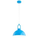 SKANDYNAWSKA INDUSTRIALNA LAMPA WISZĄCA ALFA FAVORITE NIEBIESKA 1xE27  / 61696