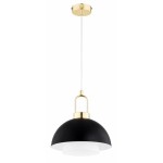 LAMPA SUFITOWA ALFA FAVORITE ZŁOTA & CZARNA 1xE27 / 61699