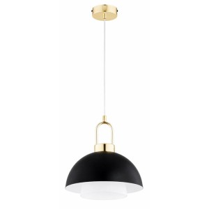 LAMPA SUFITOWA ALFA FAVORITE ZŁOTA & CZARNA 1xE27 / 61699