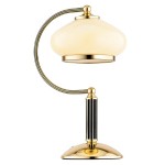 LAMPKA NOCNA KLASYCZNA ALFA ASTORIA IMPERIAL ZŁOTA 1xE27 / 9463