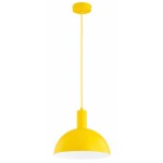 SKANDYNAWSKA LAMPA WISZĄCA ALFA MODESTO ŻÓŁTA 1xE27 / 61709