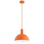 SKANDYNAWSKA LAMPA WISZĄCA ALFA MODESTO POMARAŃCZOWA 1xE27 / 61710