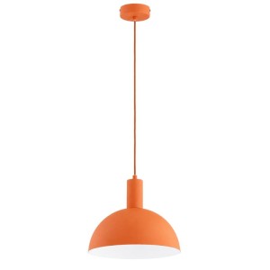 SKANDYNAWSKA LAMPA WISZĄCA ALFA MODESTO POMARAŃCZOWA 1xE27 / 61710