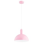 SKANDYNAWSKA LAMPA WISZĄCA ALFA MODESTO RÓŻOWA 1xE27 / 61712