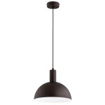 SKANDYNAWSKA INDUSTRIALNA LAMPA WISZĄCA ALFA MODESTO FOSFORUS BROWN 1xE27 / 61705