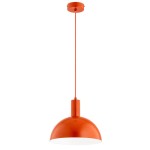 SKANDYNAWSKA LAMPA WISZĄCA ALFA MODESTO CZERWONA 1xE27 / 61711