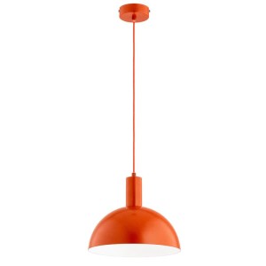 SKANDYNAWSKA LAMPA WISZĄCA ALFA MODESTO CZERWONA 1xE27 / 61711
