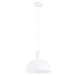 SKANDYNAWSKA LAMPA WISZĄCA ALFA MODESTO BIAŁA 1xE27 / 61708