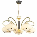 ŻYRANDOL KLASYCZNY ALFA ASTORIA IMPERIAL ZŁOTY 5xE27 / 63459