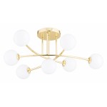 LAMPA SUFITOWA ALFA LAVINIA ZŁOTA 7 x G9 / 63464