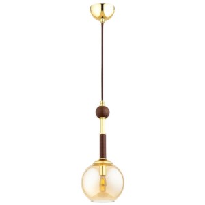 LAMPA WISZĄCA ALFA ARISTO DREWNIANA 1 x E14 / 61715