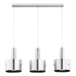 LAMPA WISZĄCA ALFA MEANO SREBRNA 3 x GX53 / 62687