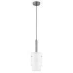 LAMPA WISZĄCA ALFA MAVRO CZARNY CHROM & BIAŁA 1 x E27 / 61721