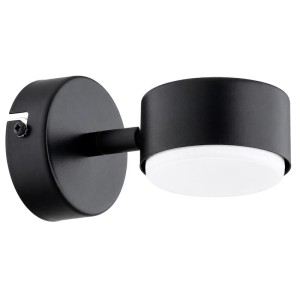 MINIMALISTYCZNY NOWOCZESNY KINKIET ALFA ENISEC CZARNY 1 x GX53 / 91554