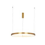 2007 LAMPA WISZĄCA LED DO WNĘTRZA 53W 3000K GOLD ALUMINIUM - AKRYL LED | 53W | 3000K | 3600Lm | CRi 80 | Triak ściemniający