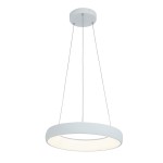 2045 LAMPA WISZĄCA LED 32W 3000K BIAŁY ALUMINIUM - AKRYL LED | 32W | 3000K | 1800Lm | CRi 80 | Triak ściemniający