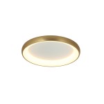 LAMPA SUFITOWA LED 2042 32W 3000K GOLD MATTE ALUMINIUM - AKRYL LED | 32W | 3000K | 1800Lm | CRi 80 | Triak ściemniający