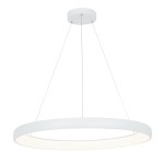2061 LAMPA WISZĄCA LED 60W 3000K BIAŁY ALUMINIUM - AKRYL LED | 60W | 3000K | 4800Lm | CRi 80 | Triak ściemniający