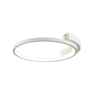 LAMPA SUFITOWA 2075 LED 31W 3000K WHITE SAGRE - ALUMINIUM - METAL - SILIKON LED | 31W | 3000K | 1766Lm | CRi 90