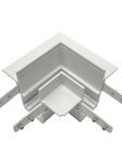 2083W-C2 GŁĘBOKO ZAGŁĘBIONY ŁĄCZNIK BEZRAMKOWY POZIOMY 90° BIAŁY – SYSTEM MAGNETYCZNY 48V