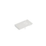 Osłona zacisku 2098-W DLA GŁĘBOKICH PROFILI MAGNETYCZNYCH 48V BIAŁA Akcesoria do głębokiego toru magnetycznego 48V 23mm