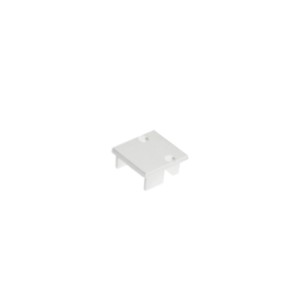 20101-W POKRYWA ZACISKÓW DLA NISKOMAGNETYCZNYCH PROFILI ALUMINIUM 2085 BIAŁE Akcesoria do płytkiej tory magnetycznej 48V 23mm