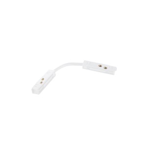 20105-W BIAŁY ADAPTER W KSZTAŁCIE L 112X23X23MM DO SYSTEMÓW OŚWIETLENIA MAGNETYCZNEGO 48V