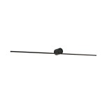 20145 LAMPA KINKIET LED 9W 3000K BLACK ALUMINUM IP 44