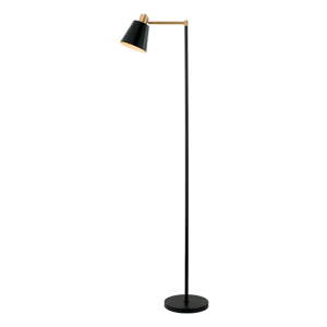 20216 E27 LAMPA STOJĄCA Z ZŁOTYMI DETALAMI