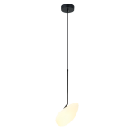 20254 LAMPA WISZĄCA LED SINGLE LIGHT 5W 3000K ALUMINIUM - OPAL GLASS