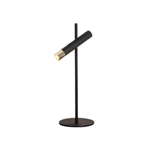 22030 LAMPA STOŁOWA LED 4W 3000K SAGRE BLACK - ZŁOTY METAL