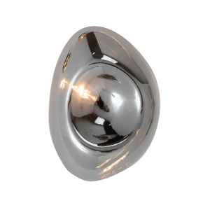LAMPA ŚCIENNA 22048 – CZARNA PODSTAWA I CHROMOWANE SZKŁO E14