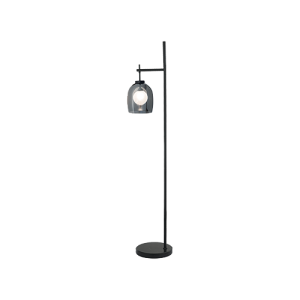 LAMPA PODŁOGOWA 22053 G9 5W MAX METAL, – MARMUR – BARWIONE I OPALOWE SZKŁO