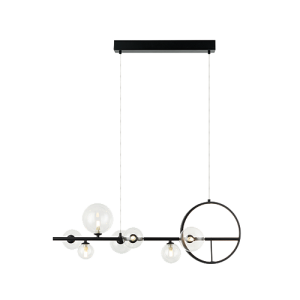 LAMPA WISZĄCA LED 22063 – 7xG9, 3000K, TRIAC, CZARNA