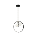 LAMPA WISZĄCA LED 22064 – 3xG9, 3000K, TRIAC, CZARNA