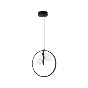 LAMPA WISZĄCA LED 22064 – 3xG9, 3000K, TRIAC, CZARNA