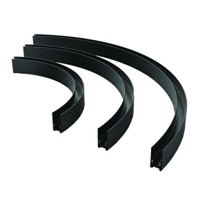 MAGNETYCZNA ZAKRZYWIONA SZYNA 22090 – 600 MM, 48V, 120°, CZARNA