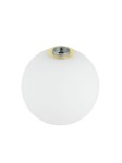 LED ELEMENT KOŃCOWY 22231-G1 – OPALOWA KULA Ø160 MM, 5W, 3000K, CRI 90, ZŁOTA, PLUG & PLAY