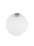 LED ELEMENT POŚREDNI 22232-G1 – OPALOWA KULA Ø160 MM, 5W, 3000K, CRI 90, ZŁOTA, PLUG & PLAY