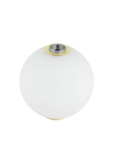 LED ELEMENT POŚREDNI 22232-G1 – OPALOWA KULA Ø160 MM, 5W, 3000K, CRI 90, ZŁOTA, PLUG & PLAY