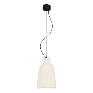 Lampa wisząca 22268 – 1xE27, biała glina
